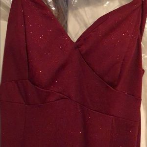 Burgundy Prom Dress
